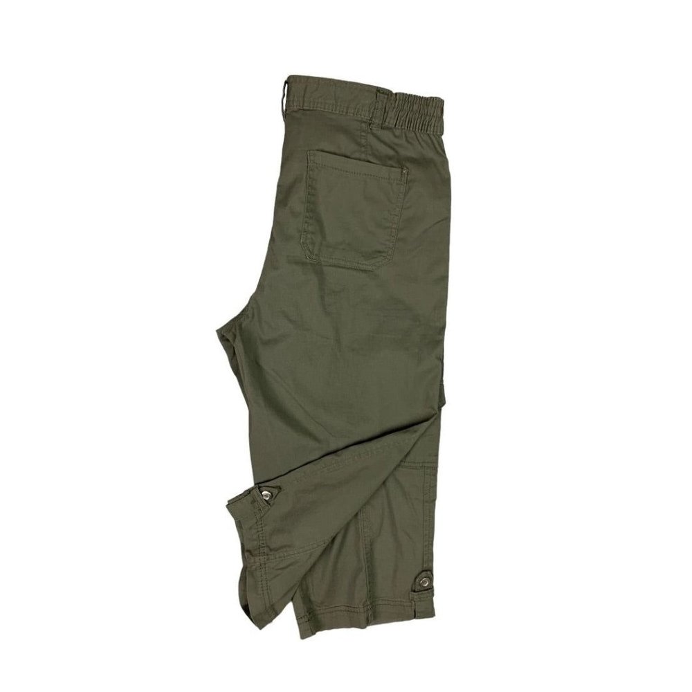 6 Hastings & Smith Women's Army Green Lightweight Capri Pants